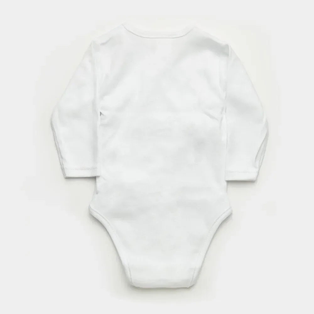 ROCKETBABY Bodysuit Kimono Long Sleeve White